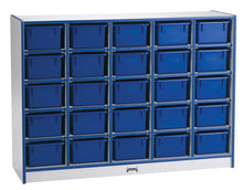 Load image into Gallery viewer, Rainbow Accents® 25 Cubbie-Tray Mobile Storage - without Trays - Green - MMEE Distributors
