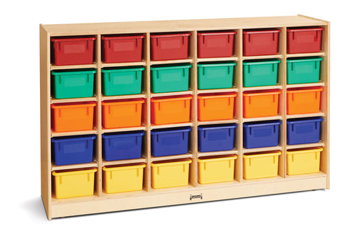 Jonti-Craft® 30 Cubbie-Tray Mobile Storage - without Trays - MMEE Distributors