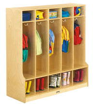 Load image into Gallery viewer, Jonti-Craft® 5 Section Coat Locker with Step - MMEE Distributors
