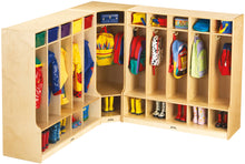 Load image into Gallery viewer, Jonti-Craft® Corner Coat Locker with Step - MMEE Distributors
