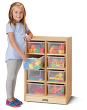 Load image into Gallery viewer, Jonti-Craft® 8 Cubbie-Tray Mobile Unit - with Clear Trays - MMEE Distributors
