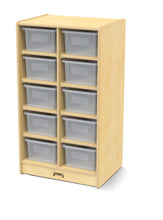 Load image into Gallery viewer, Jonti-Craft® 10 Cubbie-Tray Mobile Unit - with Clear Trays - MMEE Distributors
