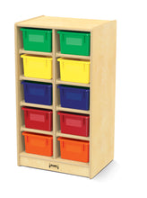 Load image into Gallery viewer, Jonti-Craft® 10 Cubbie-Tray Mobile Unit - with Colored Trays - MMEE Distributors
