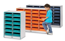 Load image into Gallery viewer, Rainbow Accents® 12 Paper-Tray Mobile Storage - with Paper-Trays - Orange - MMEE Distributors

