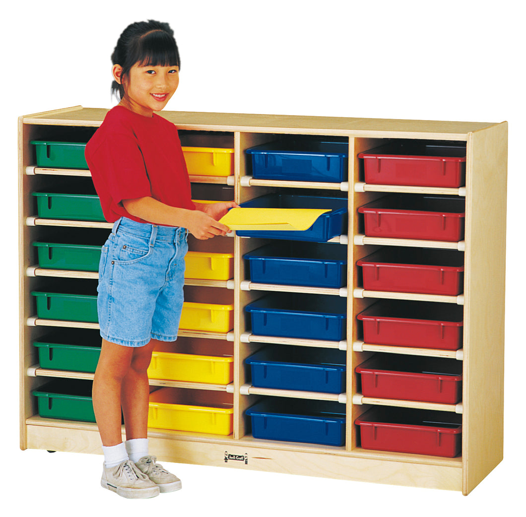 Jonti-Craft® 24 Paper-Tray Mobile Storage - without Paper-Trays - MMEE Distributors