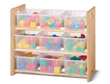 Load image into Gallery viewer, Jonti-Craft® Cubbie-Tray Storage Rack - with Clear Cubbie-Trays - MMEE Distributors
