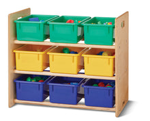 Load image into Gallery viewer, Jonti-Craft® Cubbie-Tray Storage Rack - with Colored Cubbie-Trays - MMEE Distributors
