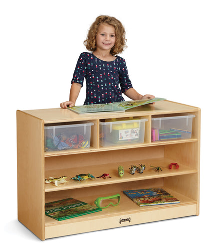 Jonti-Craft® STEM Combo Mobile Storage Unit – with Clear Tubs - MMEE Distributors