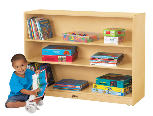 Jonti-Craft® Super-Sized Adjustable Mobile Straight-Shelf - MMEE Distributors