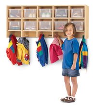 Load image into Gallery viewer, MapleWave® 10 Section Wall Mount Coat Locker - with Clear Cubbie-Trays - MMEE Distributors

