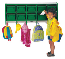 Load image into Gallery viewer, Rainbow Accents® 10 Section Wall Mount Coat Locker - with Trays - Blue - MMEE Distributors
