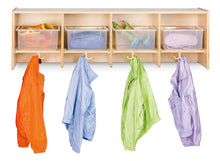 Load image into Gallery viewer, Jonti-Craft® 4 Section Wall Mount Coat Locker - with Clear Tubs - MMEE Distributors
