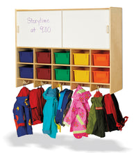 Load image into Gallery viewer, Jonti-Craft® 10 Section Wall Mount Coat Locker with Storage – with Clear Cubbie-Trays - MMEE Distributors
