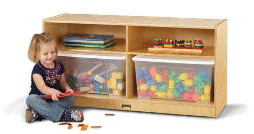 Jonti-Craft® Toddler Jumbo Tote Storage – with Clear Totes + Lids - MMEE Distributors