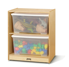 Load image into Gallery viewer, Jonti-Craft® Space-Saver Jumbo Tote Storage – with Clear Totes + Lids - MMEE Distributors

