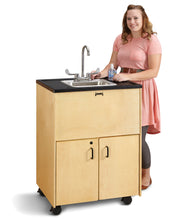 Load image into Gallery viewer, Jonti-Craft® Clean Hands Helper Portable Sink- 38&quot; Counter - Stainless Steel Sink - MMEE Distributors
