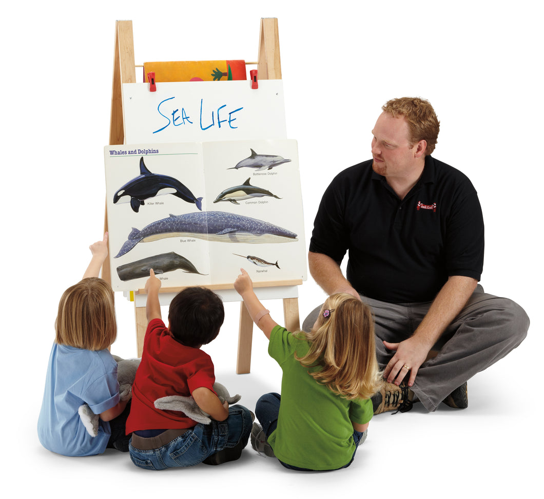 Jonti-Craft® Teachers' Standard Easel - Write-n-Wipe - MMEE Distributors