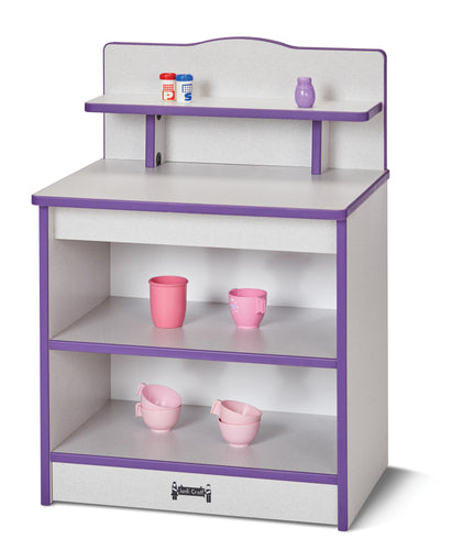 Rainbow Accents® Toddler Kitchen Cupboard - Teal - MMEE Distributors