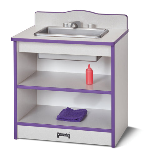 Rainbow Accents® Toddler Kitchen Sink - Blue - MMEE Distributors