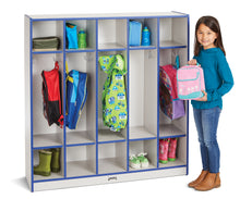 Load image into Gallery viewer, Rainbow Accents® 5 Section Coat Locker - Navy - MMEE Distributors
