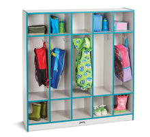 Load image into Gallery viewer, Rainbow Accents® 5 Section Coat Locker - Teal - MMEE Distributors
