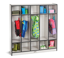 Load image into Gallery viewer, Rainbow Accents® 5 Section Coat Locker - Black - MMEE Distributors
