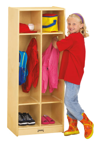 Jonti-Craft® 2 Section Coat Locker - MMEE Distributors