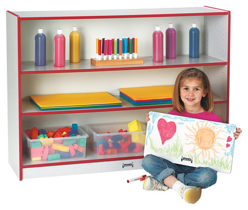 Rainbow Accents® Super-Sized Adjustable Bookcase  - Navy - MMEE Distributors