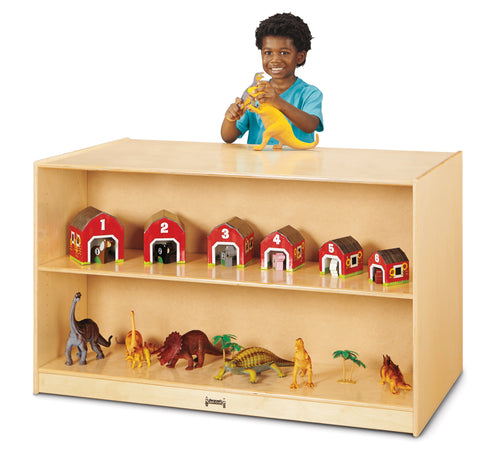 Jonti-Craft® Double-Sided Island – Straight Shelf Storage - MMEE Distributors
