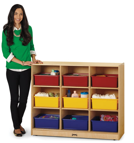 Jonti-Craft® 9 Tub Large Mobile Unit - with Colored Tubs - MMEE Distributors