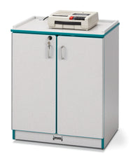 Load image into Gallery viewer, Rainbow Accents® Media Cart - Lockable - Teal - MMEE Distributors
