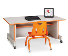 Load image into Gallery viewer, Rainbow Accents® Apollo Single Computer Desk - Red - MMEE Distributors
