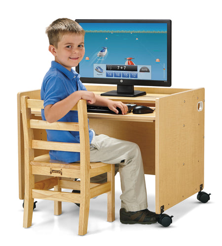 MapleWave® Enterprise Single Computer Desk - MMEE Distributors