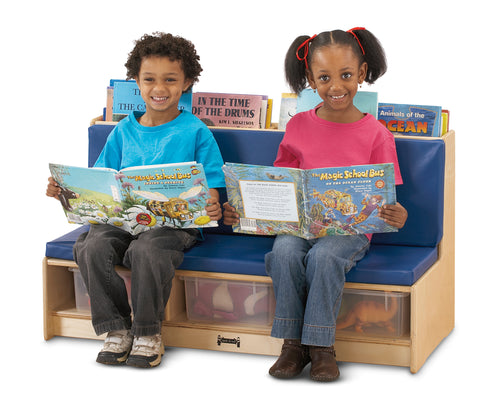 Jonti-Craft® Literacy Couch - Red - MMEE Distributors