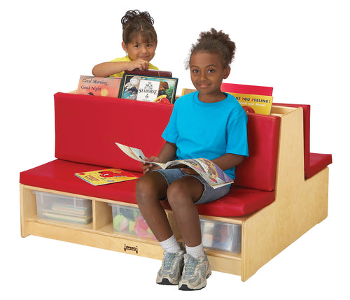 Jonti-Craft® Read-a-Round Couch - Red - MMEE Distributors