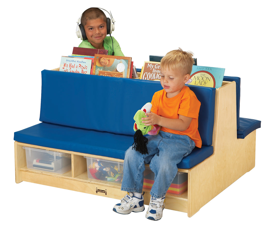 Jonti-Craft® Read-a-Round Couch - Blue - MMEE Distributors