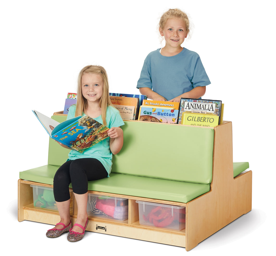Jonti-Craft® Read-a-Round Couch - Key Lime - MMEE Distributors