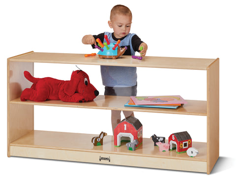Jonti-Craft® Toddler Fixed Straight-Shelf with See-Thru Back - MMEE Distributors