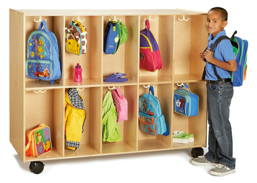 Jonti-Craft® 20 Section Mobile Backpack Cubbie - MMEE Distributors