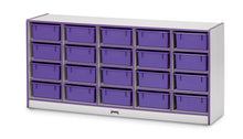 Load image into Gallery viewer, Rainbow Accents® 20 Tub Mobile Storage - without Tubs - Purple - MMEE Distributors
