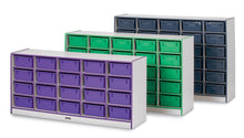 Load image into Gallery viewer, Rainbow Accents® 20 Tub Mobile Storage - without Tubs - Navy - MMEE Distributors
