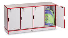 Load image into Gallery viewer, Rainbow Accents® Stacking Lockable Lockers -  Single Stack - Black - MMEE Distributors
