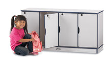 Load image into Gallery viewer, Rainbow Accents® Stacking Lockable Lockers -  Single Stack - Black - MMEE Distributors
