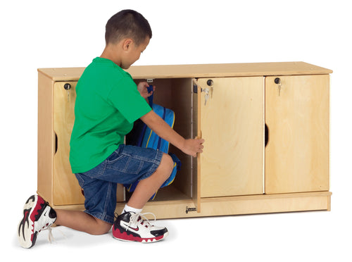 Jonti-Craft® Stacking Lockable Lockers -  Single Stack - MMEE Distributors