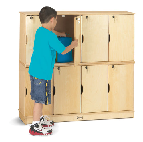 Jonti-Craft® Stacking Lockable Lockers -  Double Stack - MMEE Distributors