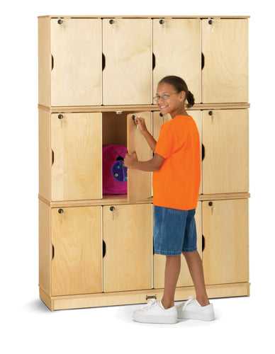 Jonti-Craft® Stacking Lockable Lockers -  Triple Stack - MMEE Distributors