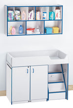 Load image into Gallery viewer, Rainbow Accents® Diaper Changer Combo - Right - Black - MMEE Distributors
