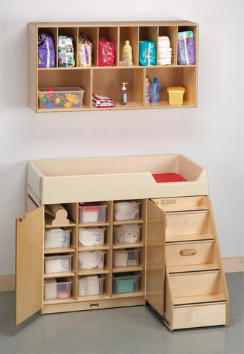 Jonti-Craft® Diaper Changer with Stairs - Left - MMEE Distributors