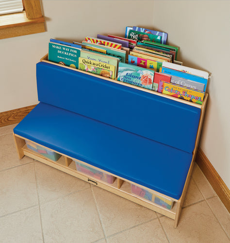 Jonti-Craft® Corner Literacy Nook - Blue - MMEE Distributors