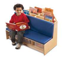 Load image into Gallery viewer, Jonti-Craft® Corner Literacy Nook - Blue - MMEE Distributors
